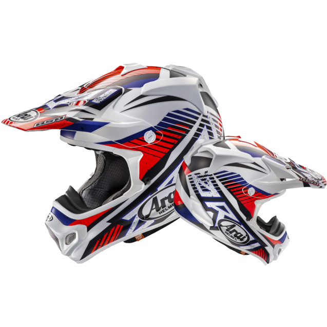 Arai MX-V Helmet - Slash Red