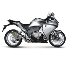 Akrapovic - HONDA VFR 1200F 10-15 HI- MOUNT Slip-On Line (Titanium)