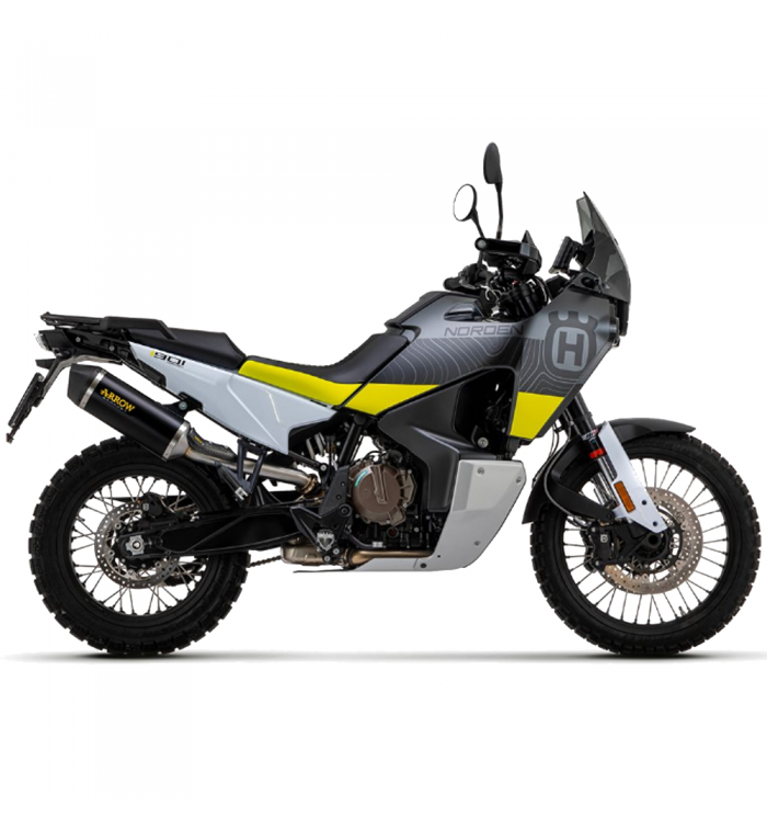 Arrow HUSQVARNA NORDEN 901 2022/2023 - Race-Tech Aluminium Black Silencer