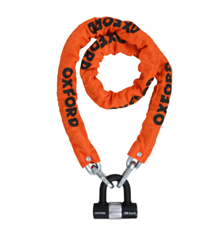 Oxford HD Chain Lock 1.5m - Orange Oxford HD Chain Lock 1.5m - Orange
